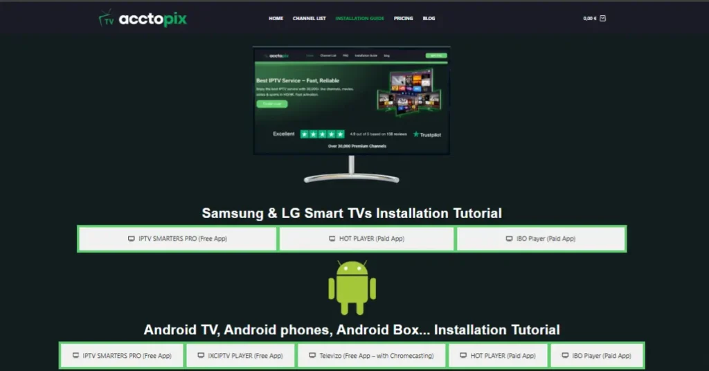 IPTV Streaming Apps