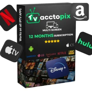IPTV Subscription 12 Month– Duo Plan