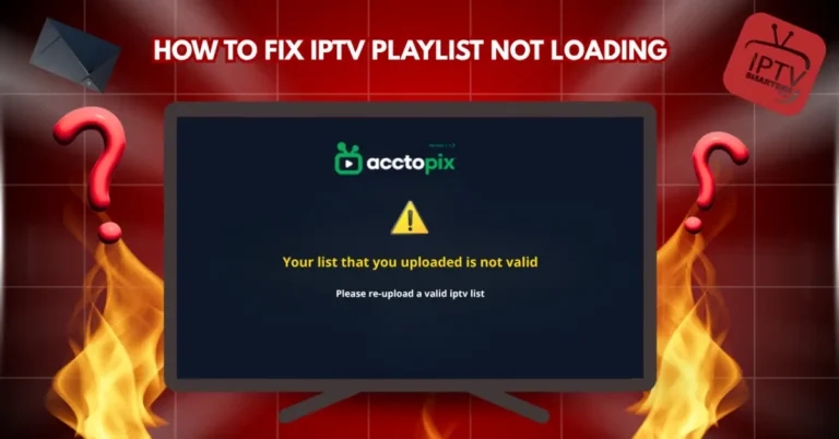 PTV Playlist Not Loading